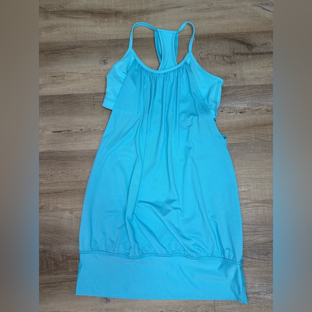Turquoise Lululemon No Limits Tank Top